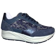 scarpe donna blu