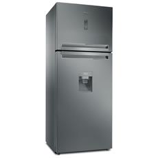 WHIRLPOOL - Frigorifero Doppia PortaTNF8211OXAQUA Total No Frost Capacità 418 Litri Classe A+ Colore Inox WHIRLPOOL - Frigorifero Doppia PortaTNF8211OXAQUA Total No Frost Capacità 418 Litri Classe A+ Colore Inox