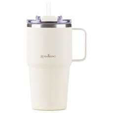 Tumbler Con Cannuccia 710ml Filliano - Doppia Parete, Coperchio - Per Bevande Calde/Fredde - Foto 8