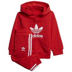 tuta adidas nera e rossa