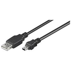 Vhbw Cavo Alimentazione Mini USB 1.0m Compatibile Con Blaupunkt Lucca 3 3 3 4 3 5 5 2 5 3 87676265