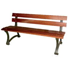 Panca da Giardino con Pergola 116 cm in Bambù CFW44678