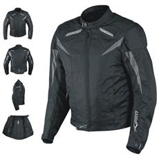 Giacca Sport Touring Moto Cordura CE Protezioni Sfoderabile Scooter Fluo S