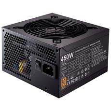 COOLERMASTER - Alimentatore Serie MWE 450 Watt Cablato ATX Certificazione 80 Plus Bronze COOLERMASTER - Alimentatore Serie MWE 450 Watt Cablato ATX Certificazione 80 Plus Bronze