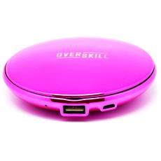 OVERSKILL - PowerBank da 4000 mAh con specchio integrato e indicatore di carica a led OVERSKILL - PowerBank da 4000 mAh con specchio integrato e indicatore di carica a led
