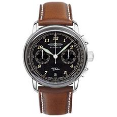 Orologio Uomo TW Steel TWMC21 Marc Coblen - Cassa 45mm, Quadrante Argento E Rosa, Pelle Bianca