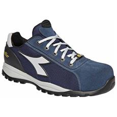 Lewer Scarpe Antinfortunistiche VIETRI S1P – Grigio Rosso, Numero 48 – Suola In Pelle