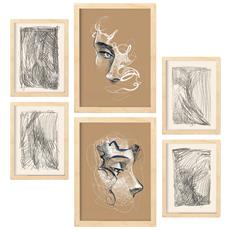 Colore Telaio in legno chiaro