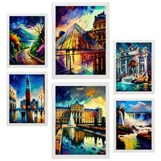 Colore Cornice bianca