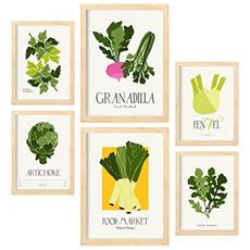 Colore Telaio in legno chiaro