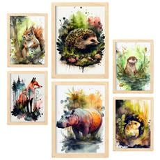 Colore Telaio in legno chiaro