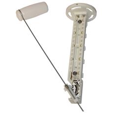 Antenna VHF In Acciaio Inox Scout – Per Imbarcazioni, Altezza 100 Cm, Resistente Alla Corrosione, Design Elegante Argento