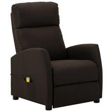 Tidyard Poltrona Massaggiante Poltrona Relax Poltrona per TV con Poggiapiedi in Similpelle Crema Poltrona Massaggio Reclinabile Poltrone Relax Elettriche 