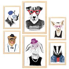 Colore Telaio in legno chiaro