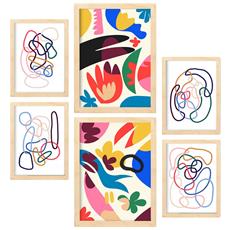 Colore Telaio in legno chiaro