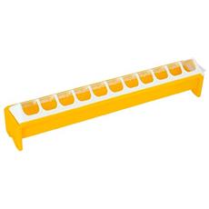 MISTERMOBY MANGIATOIA A BARRETTE DA 75CM IN ACCIAIO ZINCATO X POLLI ANIMALI MADE IN ITALY