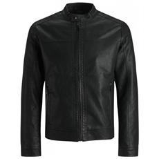 JACK & JONES Jprccwallace Giacca In Pelle Uomo - Giacchetta Di Qualità, Stile Classico E Moderno, Perfetta Per Ogni Occasione, Taglie Regolari