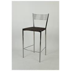 sgabelli da cucina bar cucina EBTOOLS Set di 2 sgabelli da bar sgabello alto in legno massello di acacia con finitura ad olio per salotto sedia da pranzo 34 x 34 x 76 cm