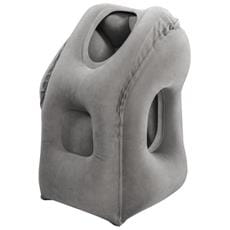 Cuscino Da Viaggio Gonfiabile Reversibile - 37x28cm Per Auto, Treno, Aereo
