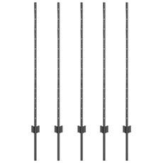 Basi Per Pali Quadrate In Acciaio Zincato - Set Di 12, Dimensioni 61x61 Mm, Per Recinzioni, Gazebo, Portici, Supporto Gambe Tavolo