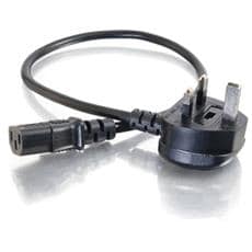Conecto Cavo Di Alimentazione Con Spina A 90° – IEC C13 90° – 2 Metri, Nero – Per Elettrodomestici E Dispositivi Elettronici - 3