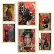 Colore Telaio in legno chiaro