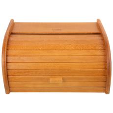 Maestro MR‑1676 Portapane In Acciaio Inox Con Coperchio Scorrevole - 38,5x19x25,5 Cm, Nero, Mantiene Il Pane Fresco