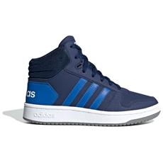 adidas - Ee6707 Hoops Mid 2.0 K Sneakers Scarpe Alte Bambino Blu 38 - ePRICE