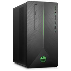 Pc Desktop Pavilion 690-0003NL AMD Ryzen 5 2600 Hexa Core 3.4 GHz Ram 8GB Hard Disk 1TB SSD 128GB NVIDIA GeForce GTX 1050 Ti 4GB 3xUSB 3.1 4xUSB 3.0 Windows 10 Home