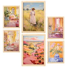 Colore Telaio in legno chiaro