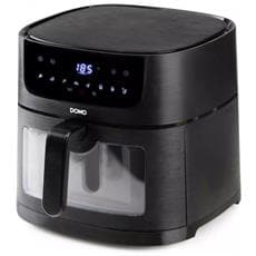 DOMO - Do533fr Friggitrice 5,5 L Indipendente 2000 W Friggitrice Ad Aria Calda Nero