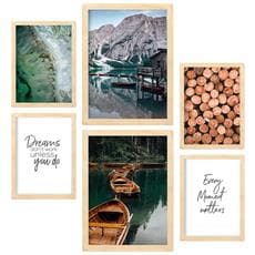 Colore Telaio in legno chiaro