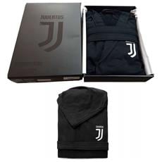 Accappatoio Juventus Microspugna Adulto XXL - Bianco/Nero - Foto 6