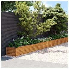 Fioriera In Acciaio Corten 80x40x80 Cm - Per Giardino, Balcone O Patio - Foto 8