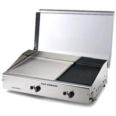 Barbecue Elettrico Da Tavolo 2600W Con Griglia In Acciaio Inox - Griglia Antiaderente Per 5-10 Persone, Termostato Regolabile