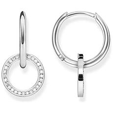 Orecchini A Perno Thomas Sabo In Argento 925 Con Zircone Bianco, Geometrici, Regalo Per Donna
