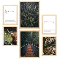 Colore Telaio in legno chiaro