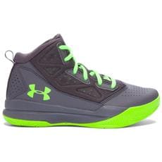 Under Armour - Scarpa Da Basket Grade School Jet Mid Grigio Verde 6y -  ePRICE