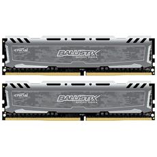 CRUCIAL - Memoria Dimm Ballistix Sport LT 16GB (2x 8GB) DDR4 2400MHz CL16 CRUCIAL - Memoria Dimm Ballistix Sport LT 16GB (2x 8GB) DDR4 2400MHz CL16