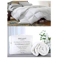 Abeil 15000000528 piumone singolo Bio Attitude cotone bianco 200 x 140 cm