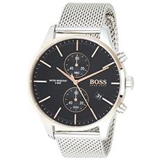 BOSS Orologio Analogico al Quarzo da uomo con cinturino in maglia