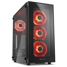SHARKOON - Case TG5 Middle Tower ATX / Micro-ATX / Mini-ITX 2 Porte USB 3.0 Colore Nero / Rosso (Finestrato) SHARKOON - Case TG5 Middle Tower ATX / Micro-ATX / Mini-ITX 2 Porte USB 3.0 Colore Nero / Rosso (Finestrato)