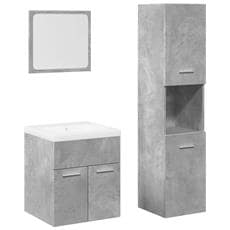 Mendler - Cassettiera Arredo Bagno Hwc-h20 Vintage Sportello E