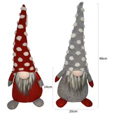 Gukasxi 6 Pezzi Decorazioni per gnomi Natalizi Set di Decorazioni per Appendere GNOME scandinavo di Babbo Natale per LAlbero di Natale Ornamenti di Peluche Natalizi per gnomi di Peluche