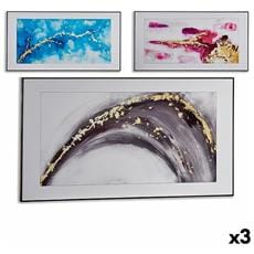 Quadro Su Tela Dipinto A Mano YS-Art | Soggetto Marino Pesci | 120x40 Cm | Colori Acrilici Vivaci | Per Soggiorno O Ufficio - Foto 12