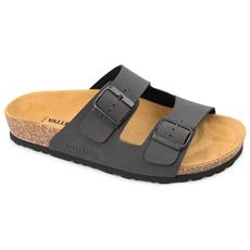 MADE IN ITALY | Ciabatte uomo pelle e cuoio Chidro Neri eleganti estive EUR  39,50 - PicClick IT