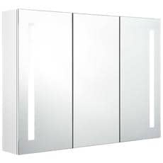 vidaXL Specchio da parete per bagno con LED 60x50 cm