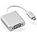 USB Type-C - VGA M / F USB Type-C VGA Argento cavo di interfaccia e adattatore - Foto miniatura 1