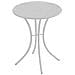 Tavolo Rotondo Pigalle Cm. 60 Colore Bianco Mat Cod 23 - Foto miniatura 1