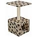 Albero Per Gatti E Tiragraffi Sisal 55 Cm Zampe Stampate Beige - Foto miniatura 4